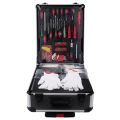Uenjoy 710 pc Tool Set Standard Metric Mechanics Kit Case Box Organize Castors Trolley