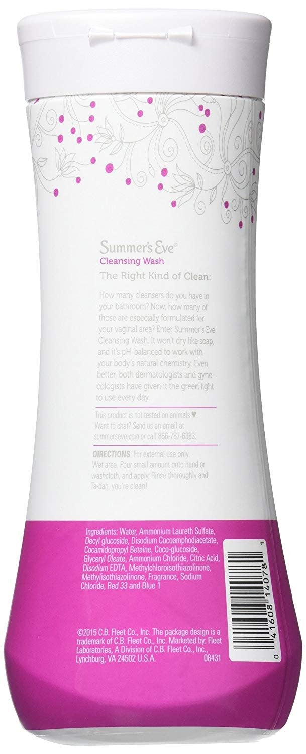 Summer's Eve Cleansing Wash for Sensitive Skin Simply Sensitive