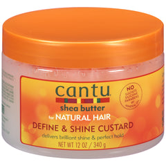 Cantu Shea Butter for Natural Define & Shine Custard,12 oz