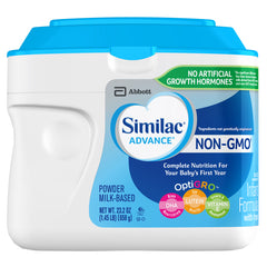 Similac Advance NON-GMO Infant Formula with Iron, Powder, 1.45 lb (Pack of 6)