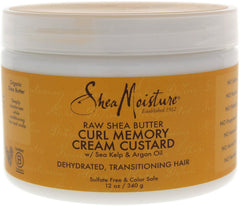 2 Pack - Shea Moisture Raw Shea Butter Curl Memory Cream Custard 12 oz