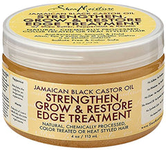 Shea Moisture Jamaican Black Castor Oil Strengthen, Grow, & Restore Edge Treatment 4 oz (Pack of 2)