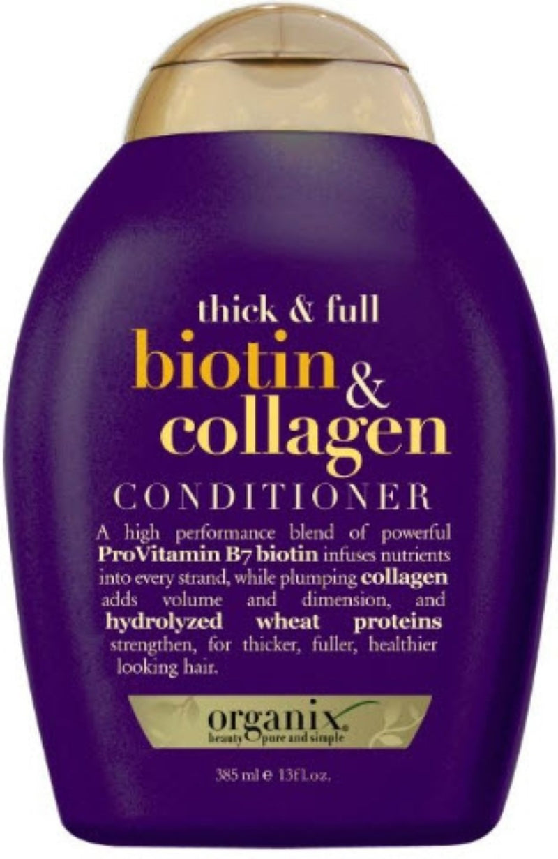 Organix Thick & Full Biotin & Collagen Conditioner 13 oz (Pack of 3)