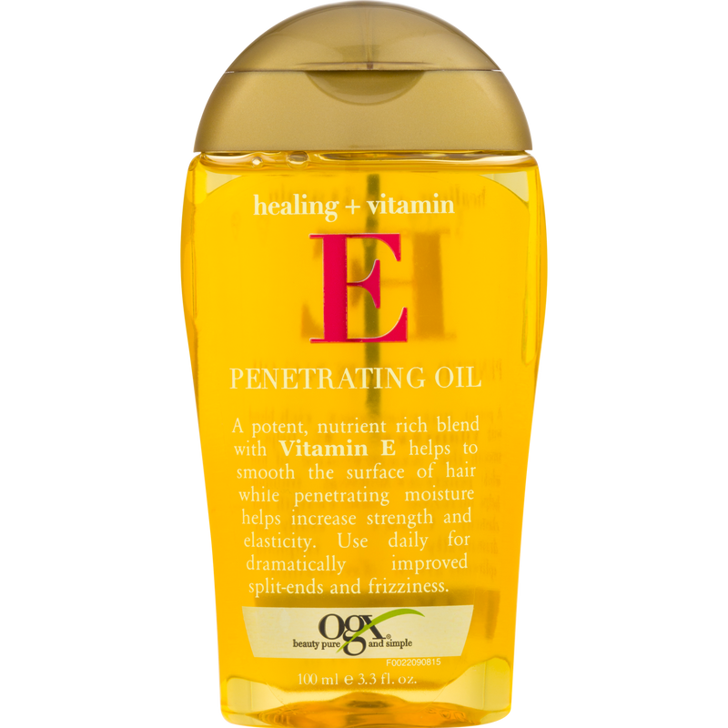 OGX Healing + Vitamin E Penetrating Oil, 3.3 FL OZ