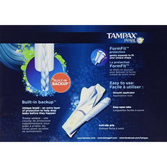Tampax Pearl Unscented Super Absorbency Tampons, 96 Count