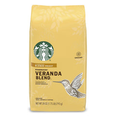 Starbucks Blonde Roast Ground Coffee — Veranda Blend — 100% Arabica — 1 bag (28 oz.)