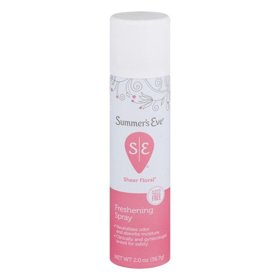 (2 pack) Summer's Eve Simply Sheer Floral Freshing Spray, 2 Oz