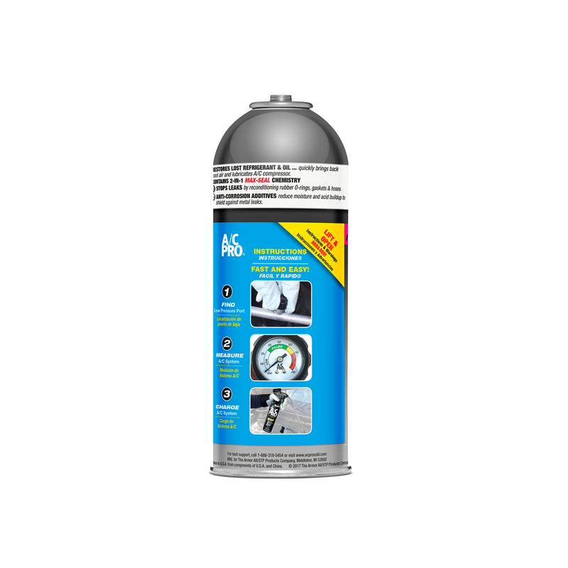 AC Pro MAX-SEAL Refrigerant, 12 oz