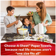 Scott Paper Towels Choose-A-Sheet, 6 Mega Rolls, White, 102 Sheets per Roll