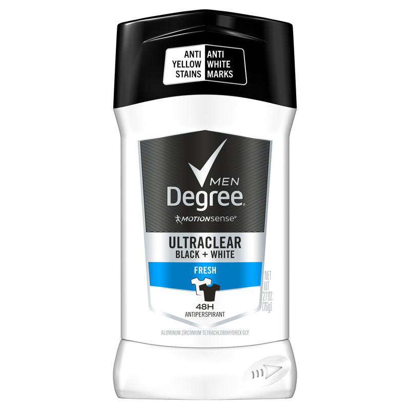 Degree Men UltraClear Black+White Fresh Antiperspirant Deodorant, 2.7 oz