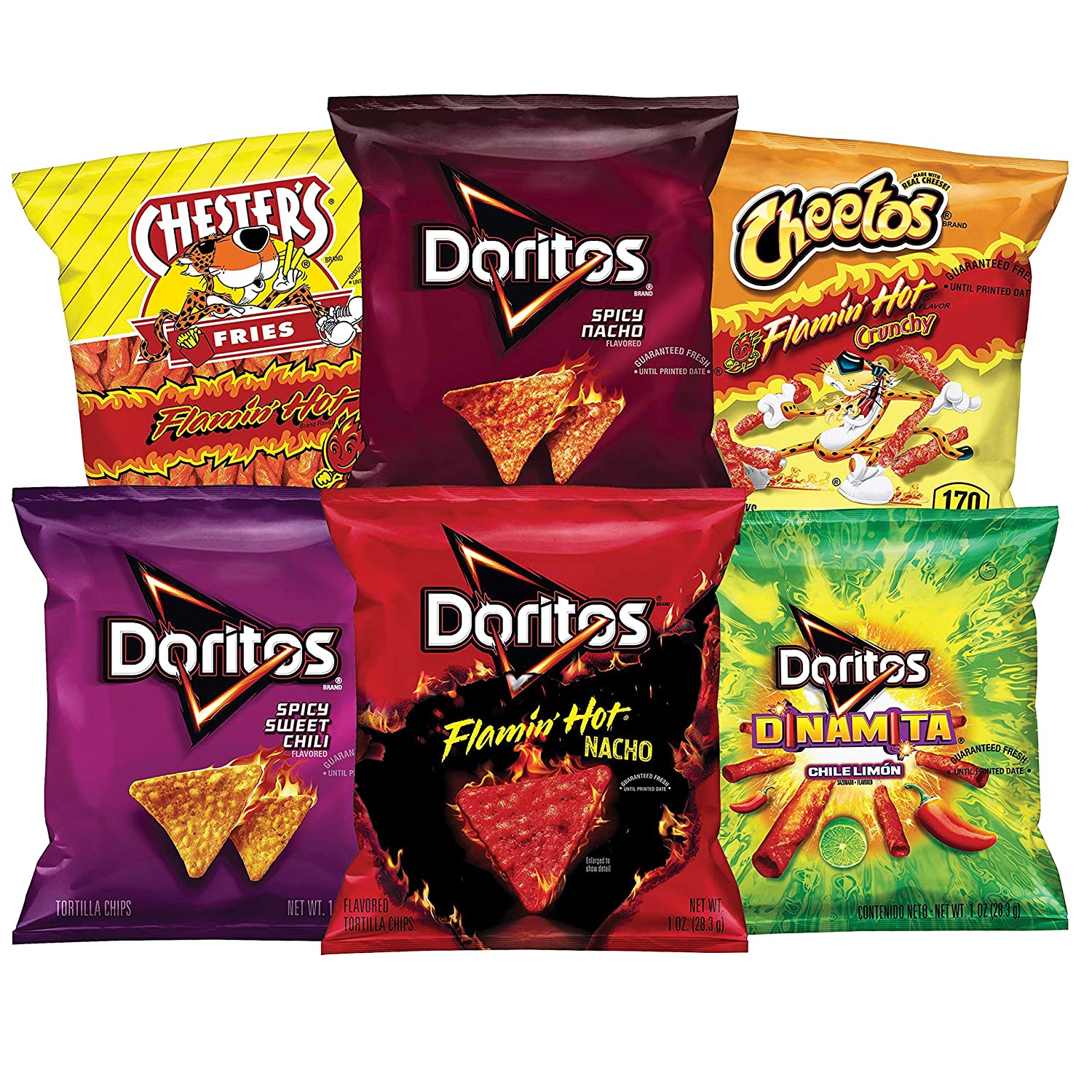  Doritos Flavored Tortilla Chips, Variety Pack, (Pack