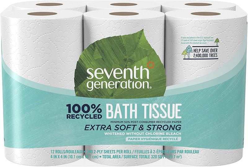 Seventh Generation, Toilet Paper, 12 Rolls