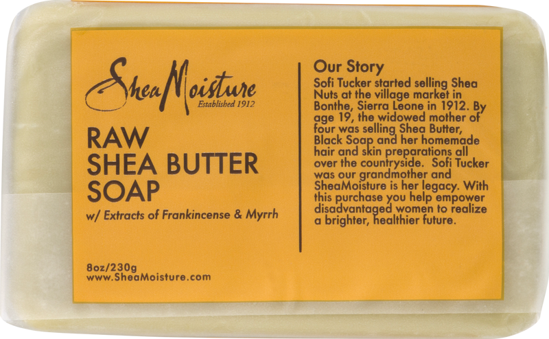 Shea Moisture Raw Shea Butter Soap, 8.0 Oz