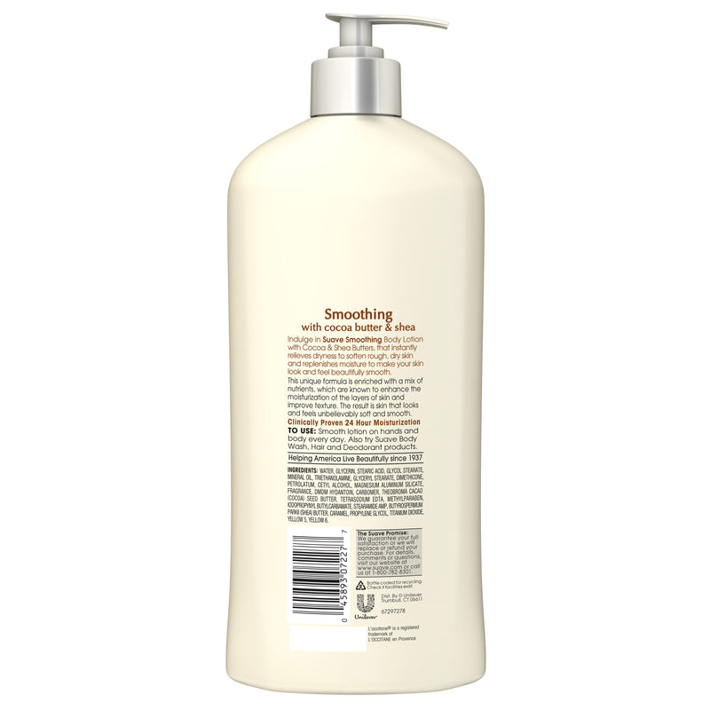 Suave Skin Solutions Body Lotion Cocoa Butter & Shea 18 oz