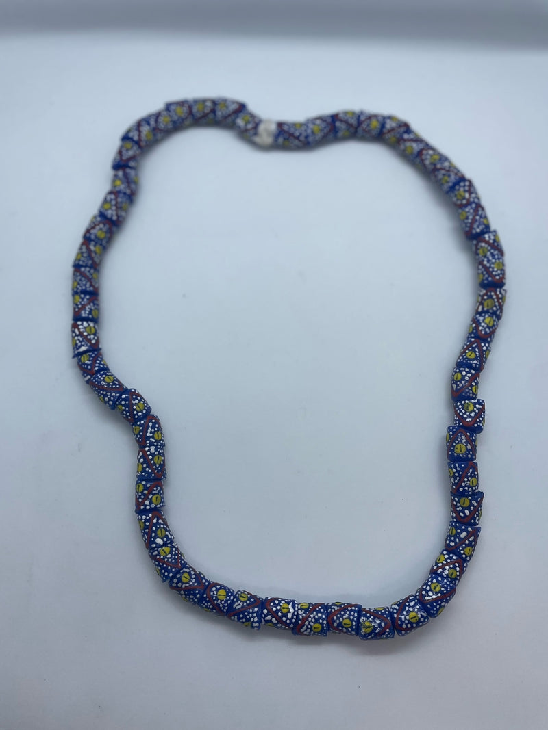 Ceramic Hand Painted Beaded Necklace