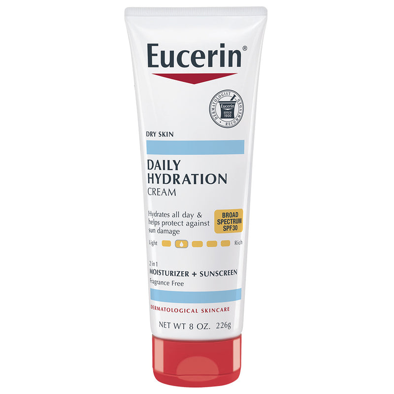 Eucerin Daily Hydration Broad Spectrum SPF 30 Body Cream 8.0 oz