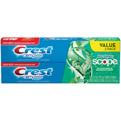 Crest Complete Whitening + Scope Toothpaste (Pack of 2)