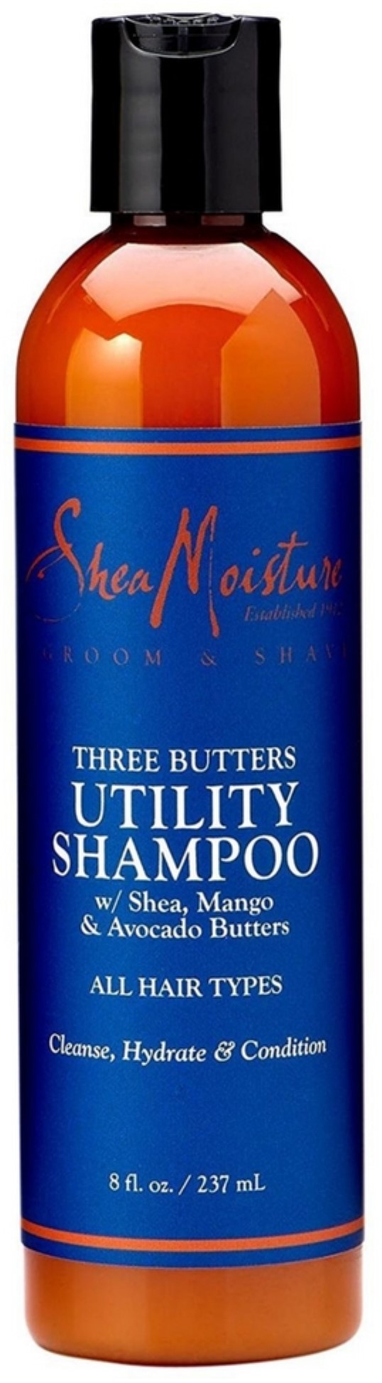Shea Moisture Three Butters Utility Shampoo 8 oz (Pack of 2)