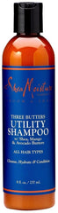 Shea Moisture Three Butters Utility Shampoo 8 oz (Pack of 2)