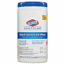 Clorox® Healthcare® Bleach-Based Germicidal Wipes - 70 Wipe Canister Size (6 per case)