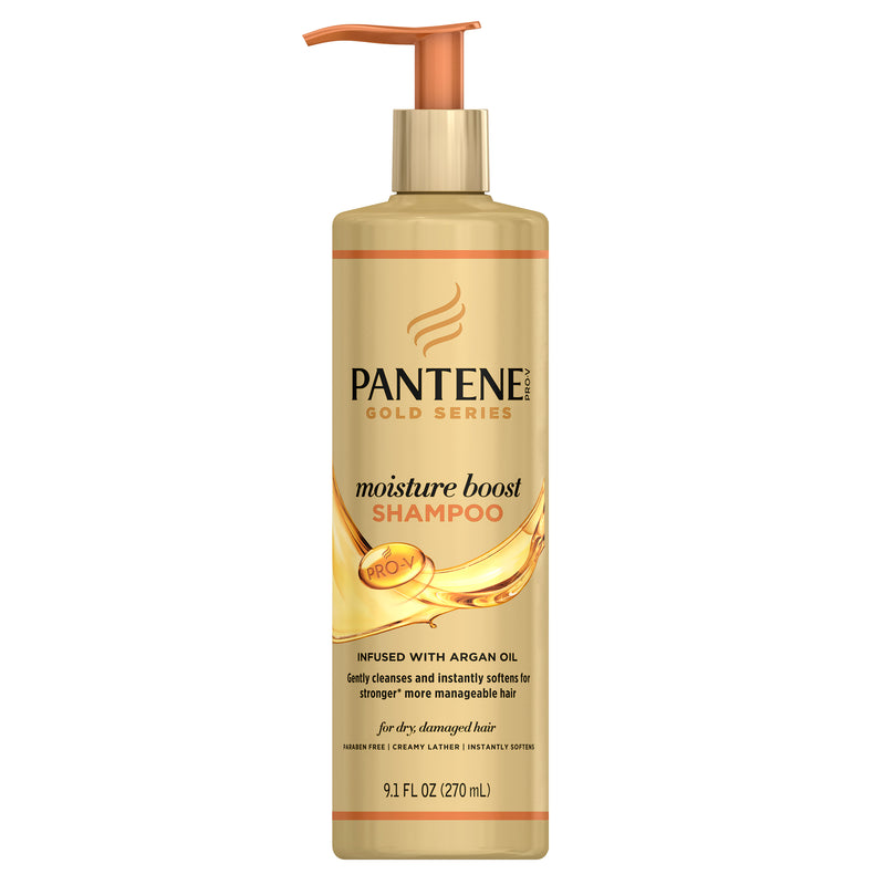 Pantene Pro-V Gold Series Moisture Boost Shampoo, 9.1 fl oz