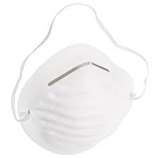 The Safety Zone® White Polyester Cone Mask (50 per box)