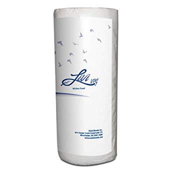 Livi™ White 2-Ply Kitchen Roll Towels (30 per case)