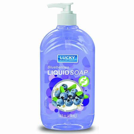 Liquid Soap Clear Blueberry 14oz.