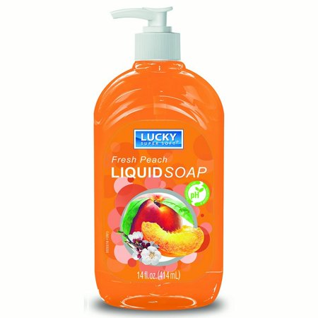 Liquid Soap Clear Peach 14oz.