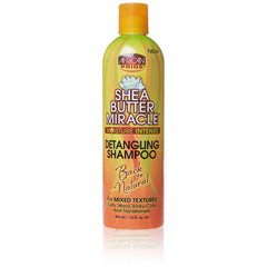 [AFRICAN PRIDE] SHEA BUTTER MIRACLE SULFATE-FREE DETANGLING SHAMPOO 12OZ